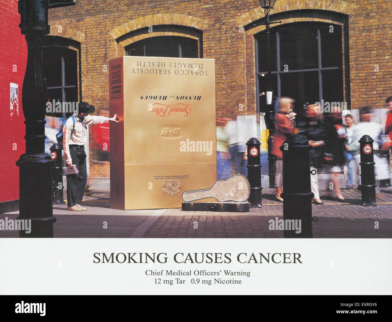 1990s UK Benson and Hedges Magazine Advert Stock Photo Alamy