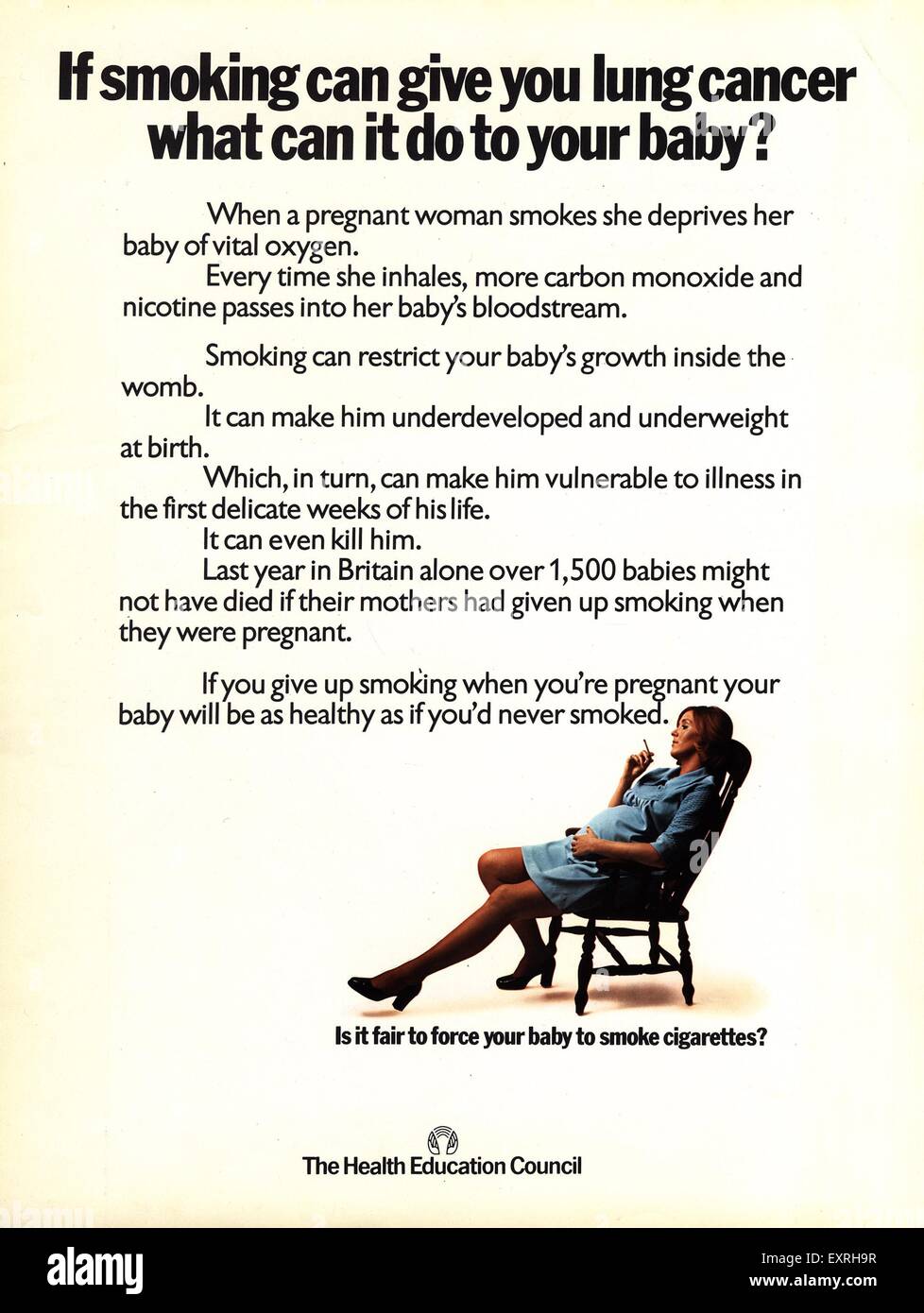 1970s Uk Health Education Council High Resolution Stock Photography and ...
