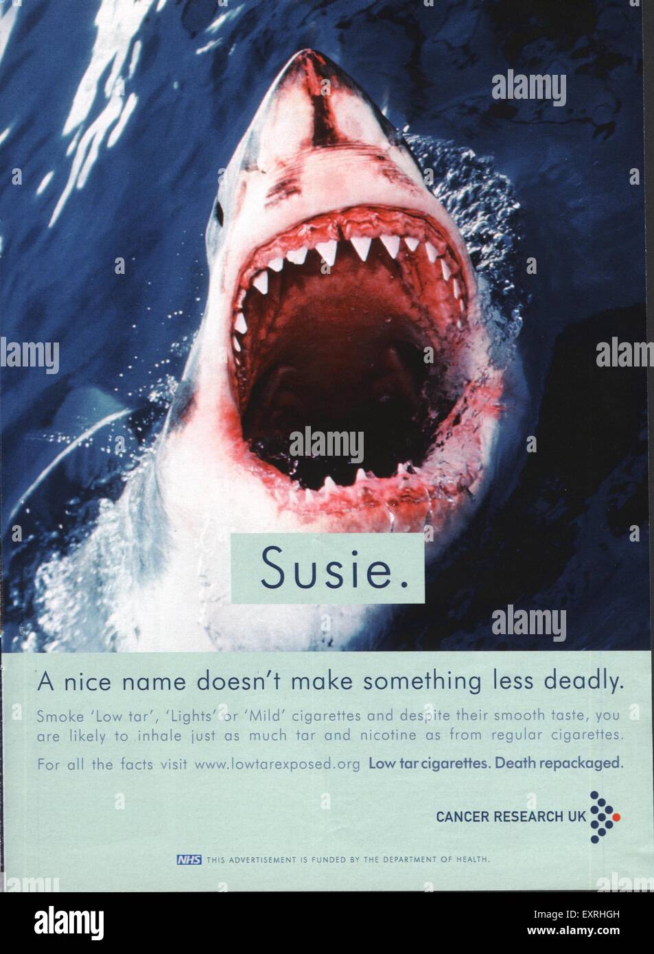 2000s UK Cancer Research Magazine Advert