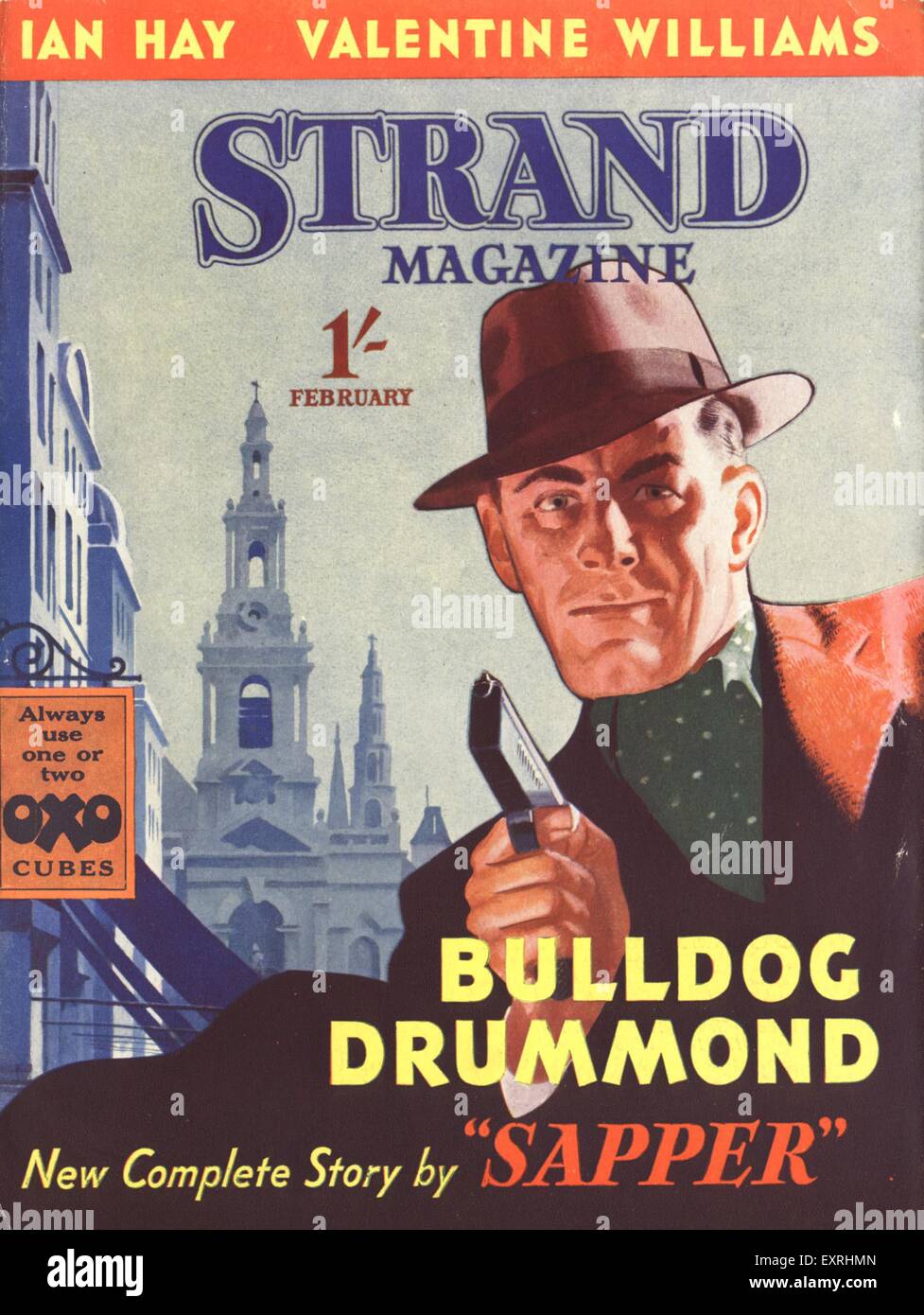 1930s UK The Strand Magazine Cover Stock Photo