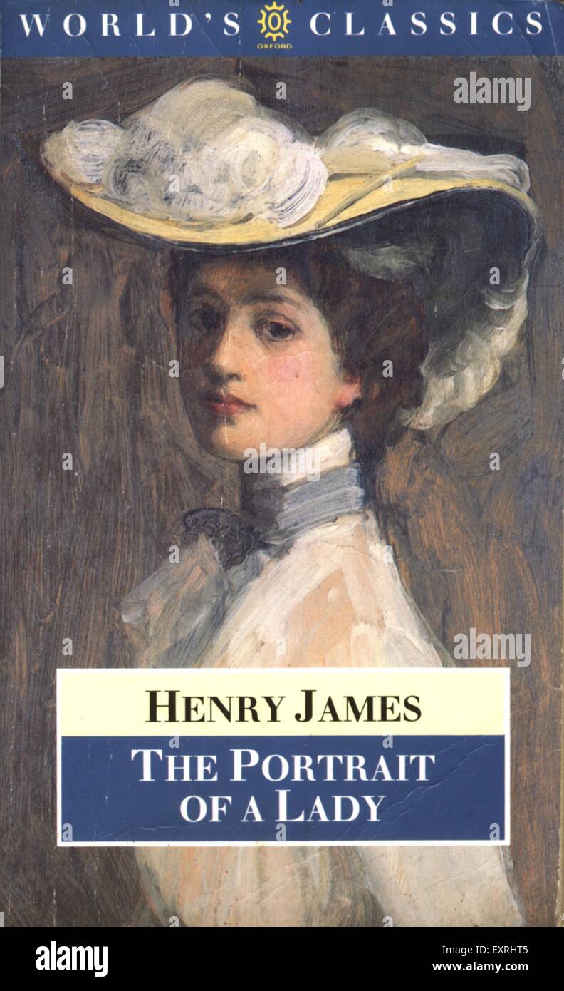 1980s UK Portrait of a Lady by Henry James Book Cover Stock Photo