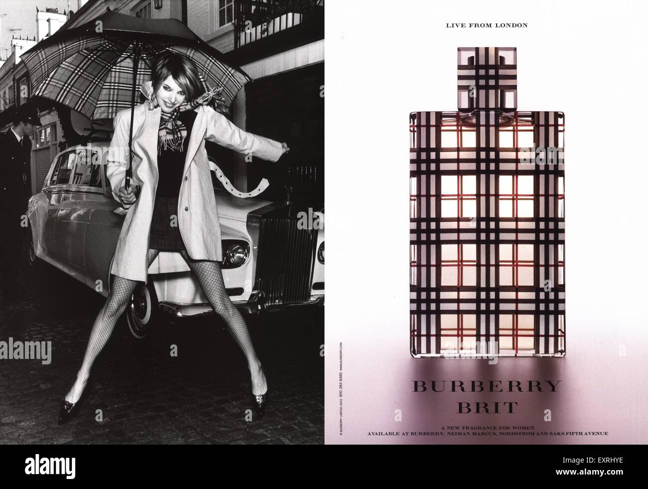 Burberry perfume advert hi res stock photography and images Alamy