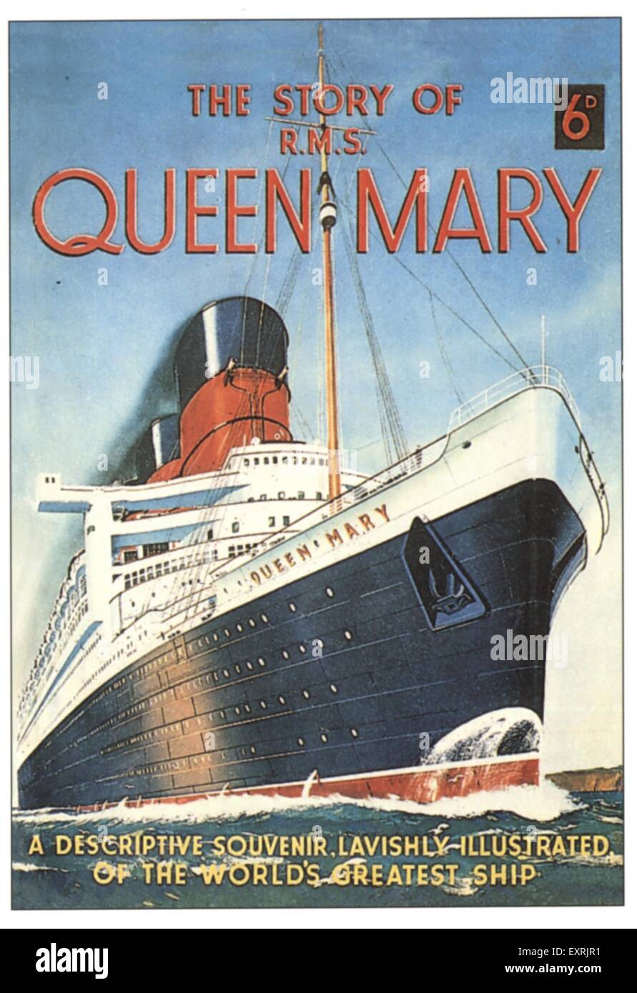 The queen mary poster hi-res stock photography and images - Alamy