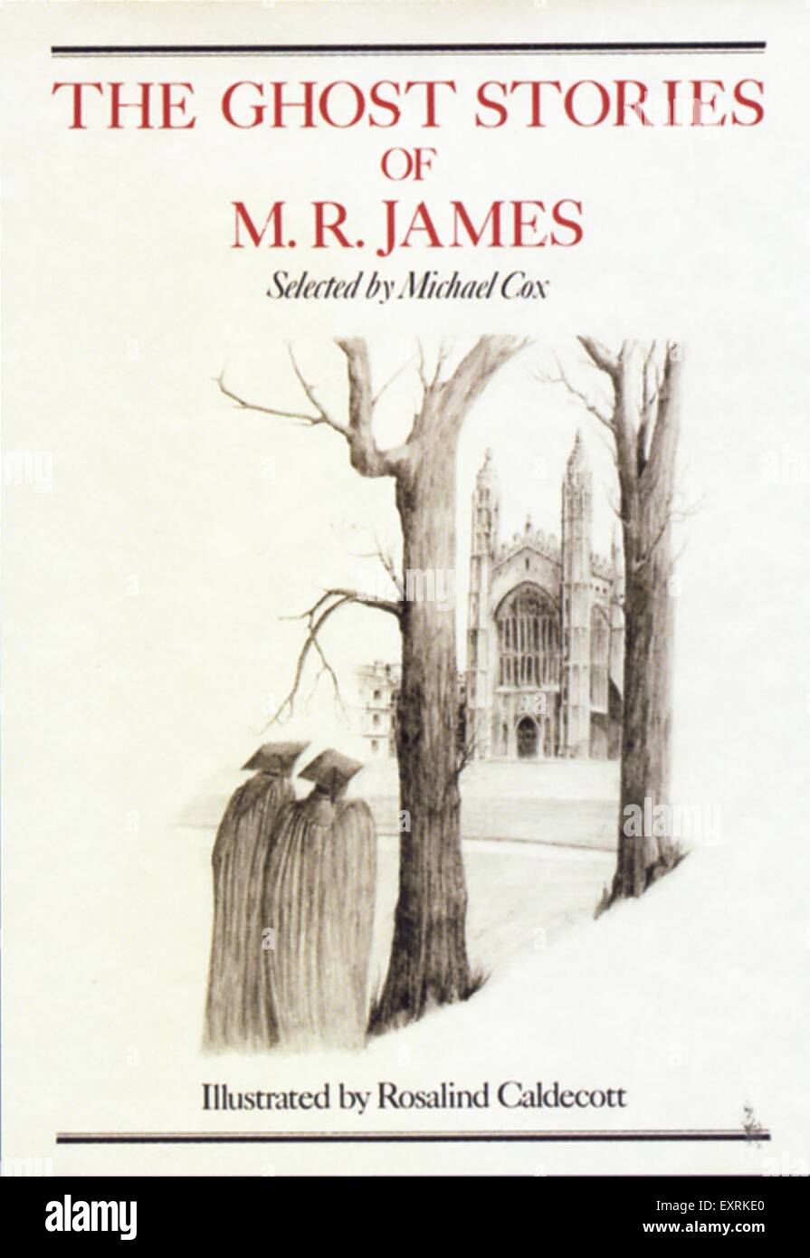 1960s UK The Ghost Stories of M.R.James selected by Michael Cox Book Cover Stock Photo