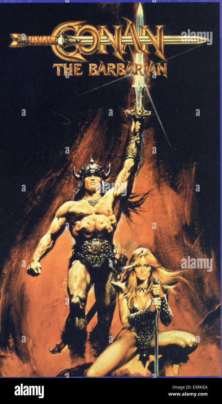 1970s USA Conan The Barbarian Magazine Cover Stock Photo