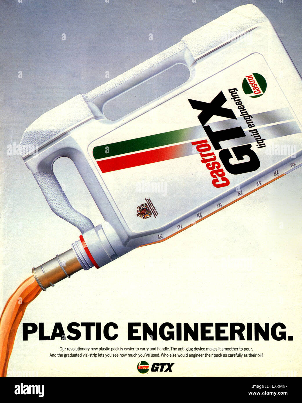 1980s UK Castrol Magazine Advert Stock Photo - Alamy
