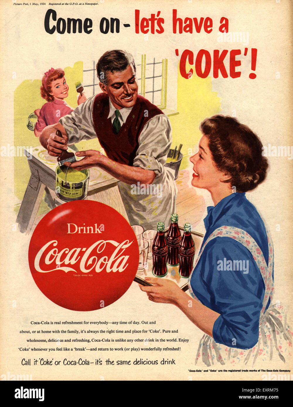 50s Coca Cola Magazine Ads