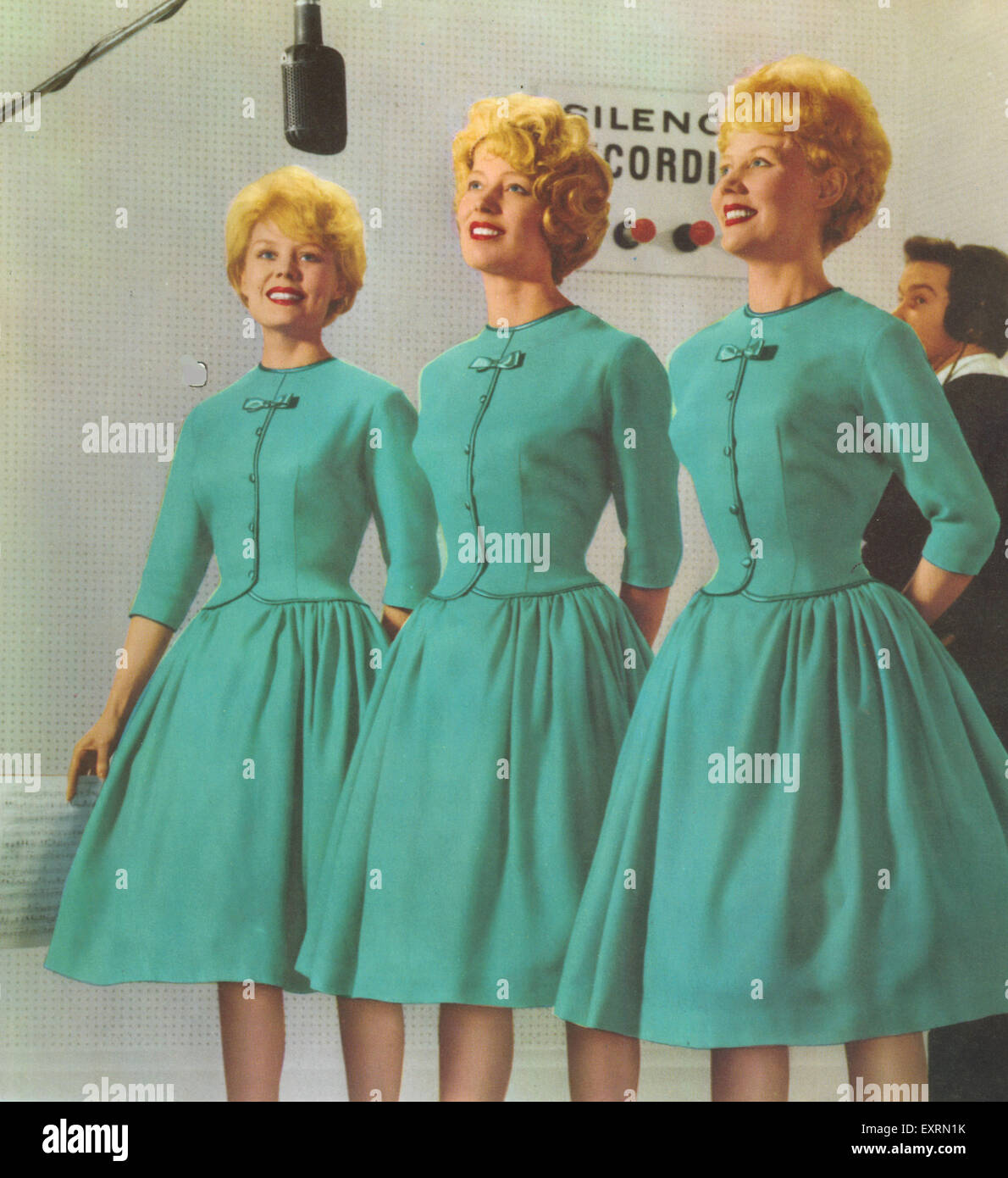 1960s UK Womens Fashion Catalogue/ Brochure Plate Stock Photo
