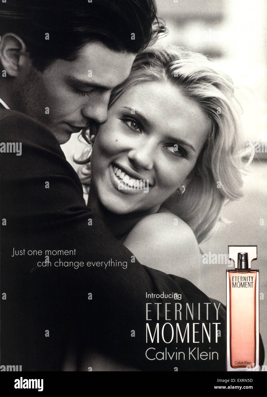 2000s USA Calvin Klein Eternity Moment Magazine Advert Stock Photo - Alamy