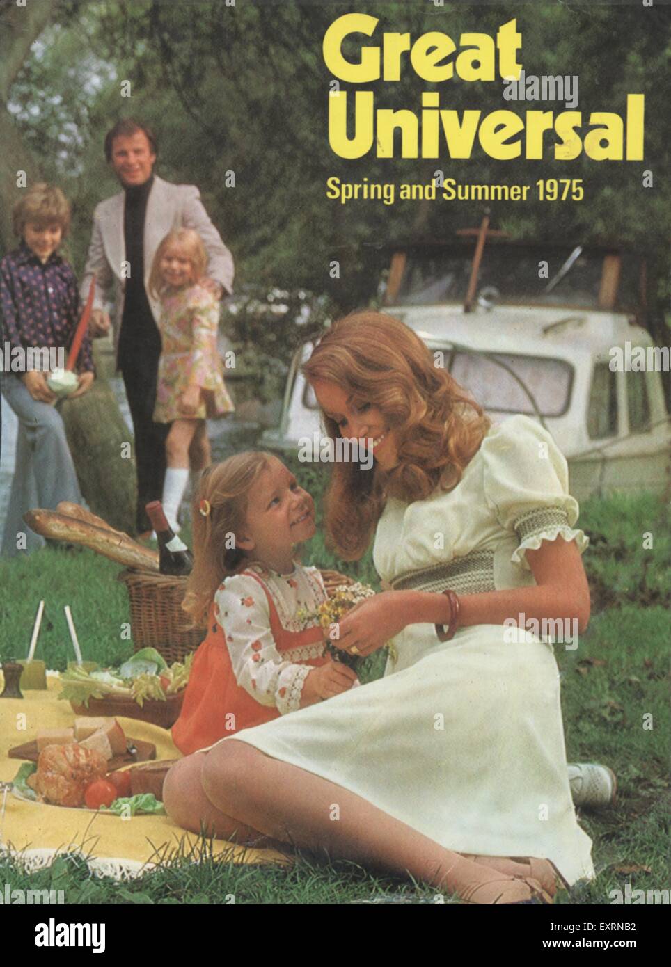 1970s UK Great Universal Catalogue Cover Stock Photo Alamy