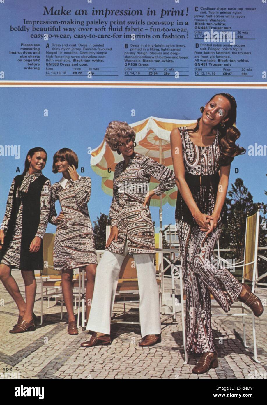 70’s dress fashion