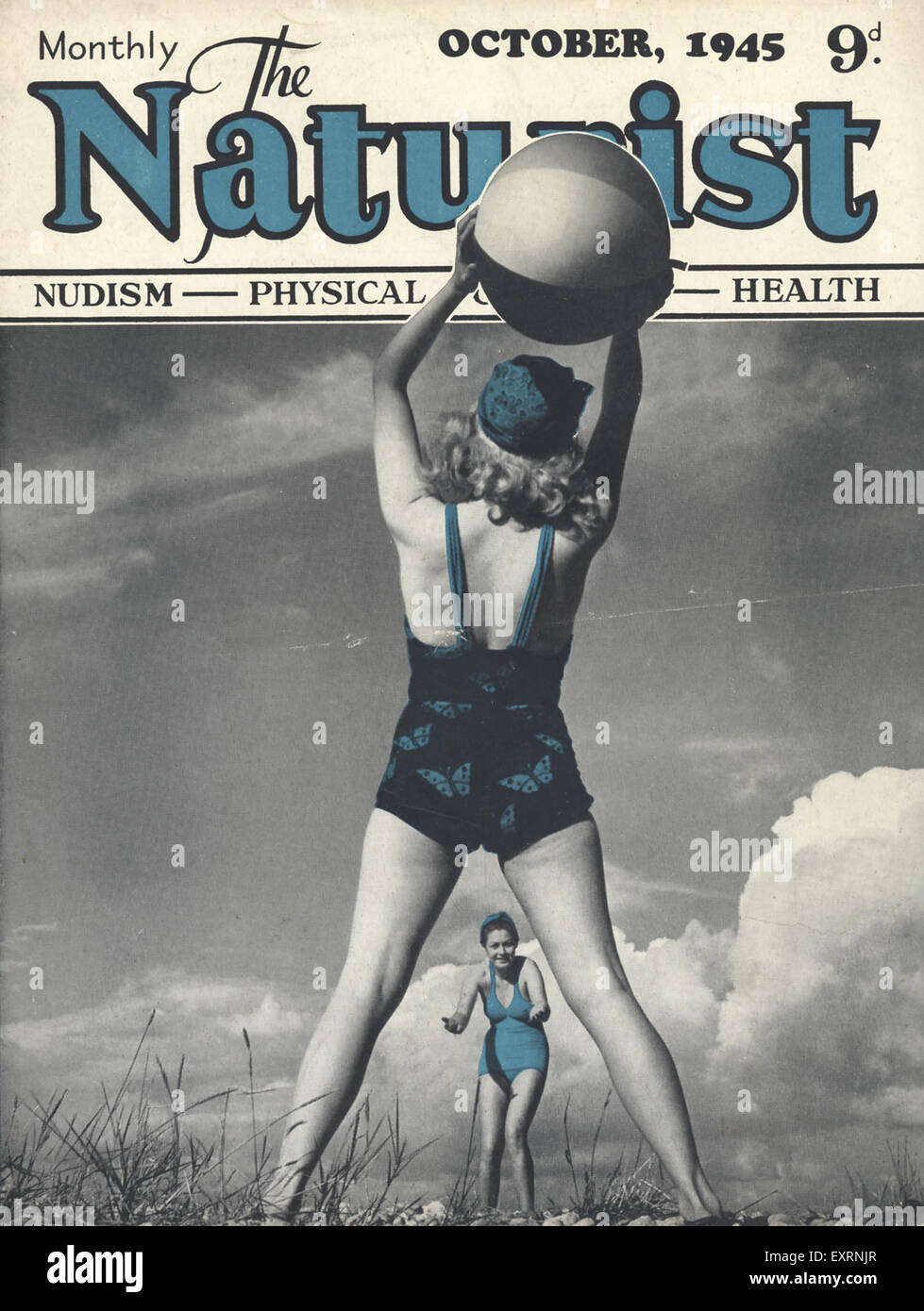 1940s UK Naturists Magazine Cover Stock Photo - Alamy
