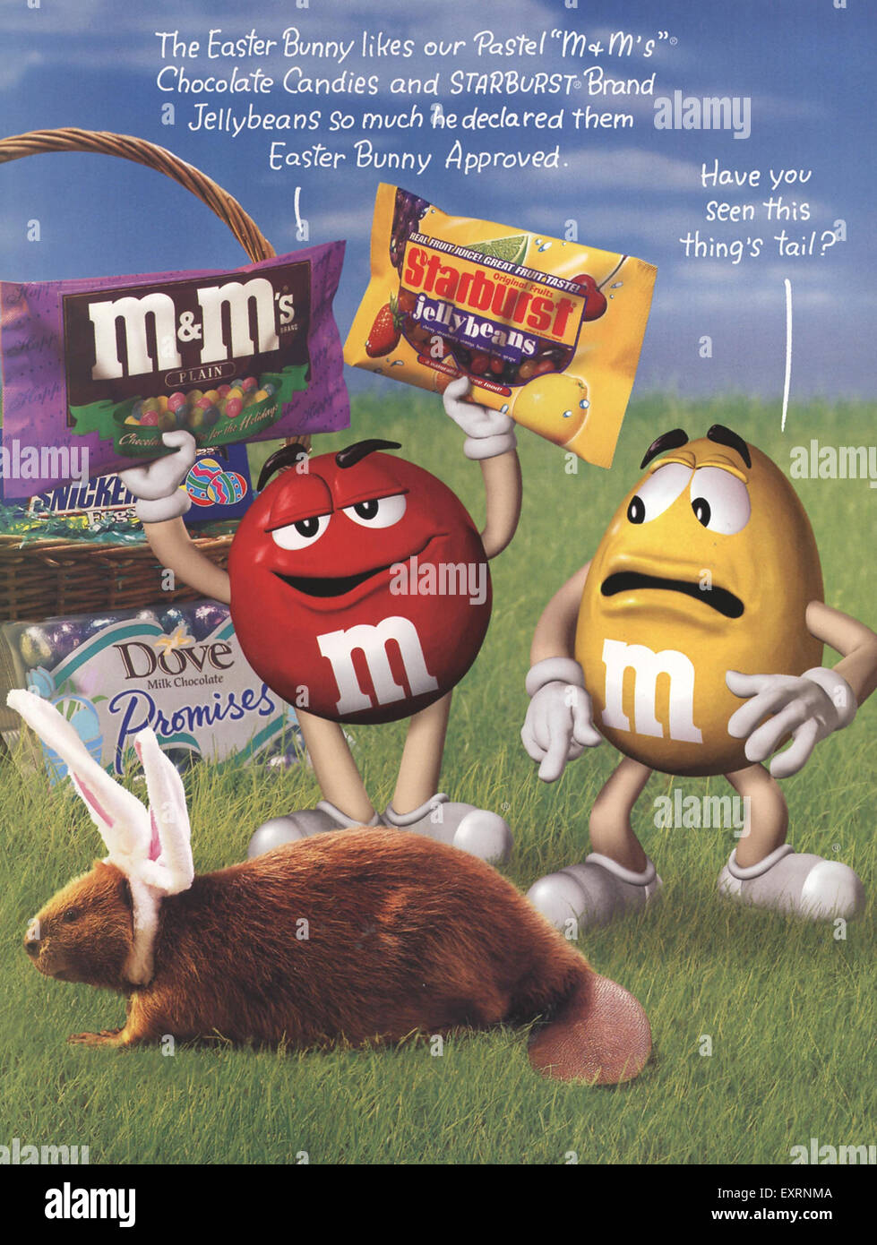 2000s USA M&M's Magazine Advert Stock Photo - Alamy
