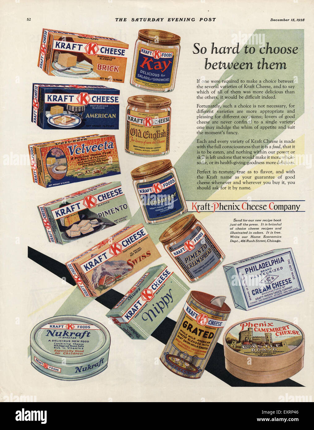Vintage 1920 KRAFT Elkhorn Cheddar Cheese in Tins Joseph