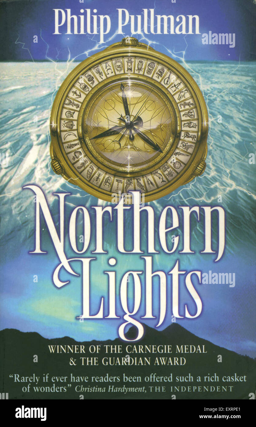 1990s UK Northern Lights by Philip Pullman Book Cover Stock Photo