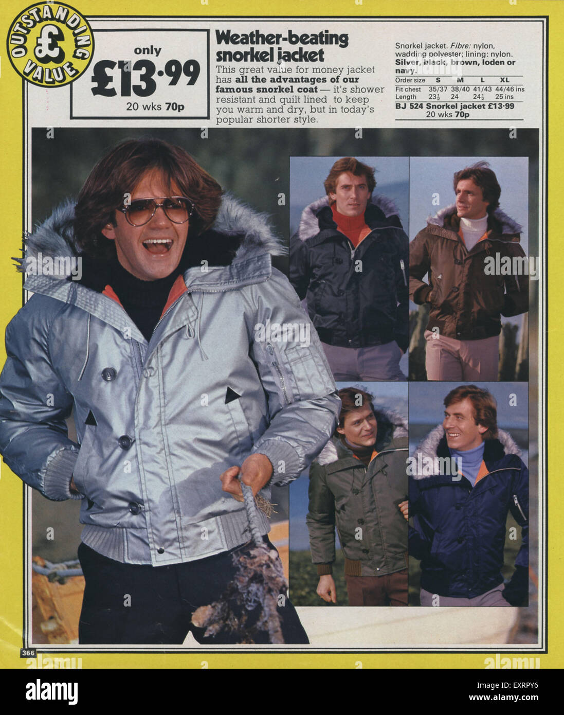1970s uk mens coats catalogue hi res stock photography and images