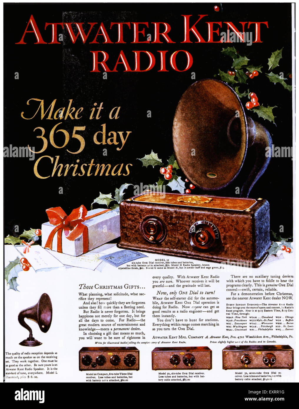 1920s radio usa hi-res stock photography and images - Alamy