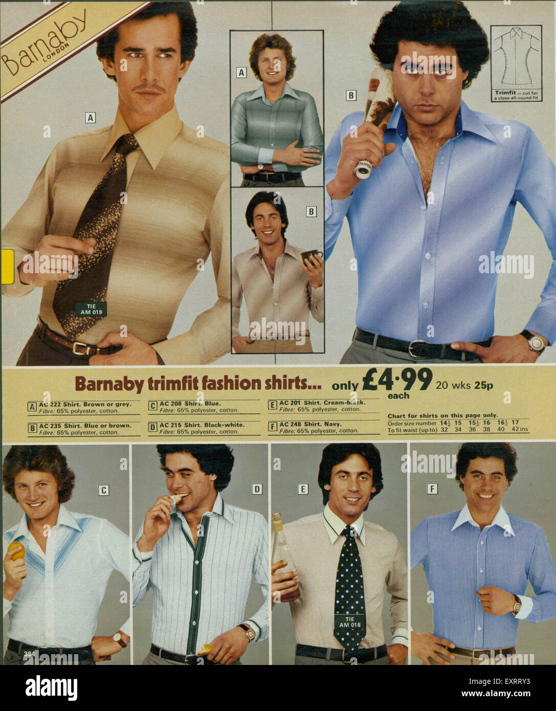 1970s uk mens fashion 1970s hi-res stock photography and images - Alamy