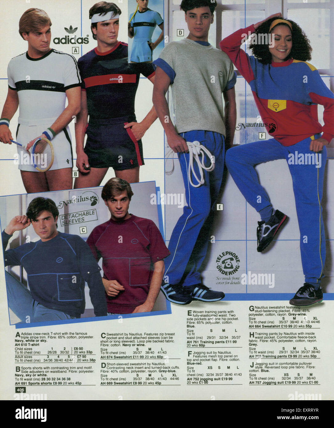 1980s uk mens fashion catalogue hi-res stock photography and images - Alamy