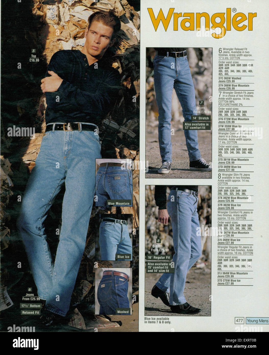 1980s Jeans High Resolution Stock Photography and Images - Alamy