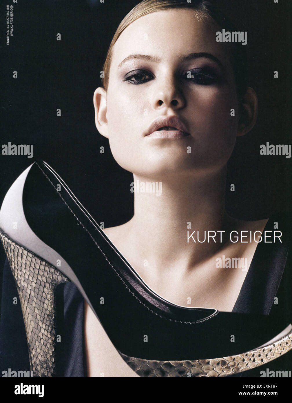 2000s UK Kurt Geiger Magazine Advert Stock Photo Alamy