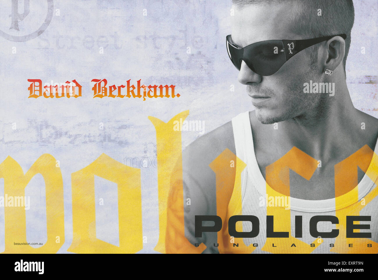 2000s Australia Police Magazine Advert Stock Photo