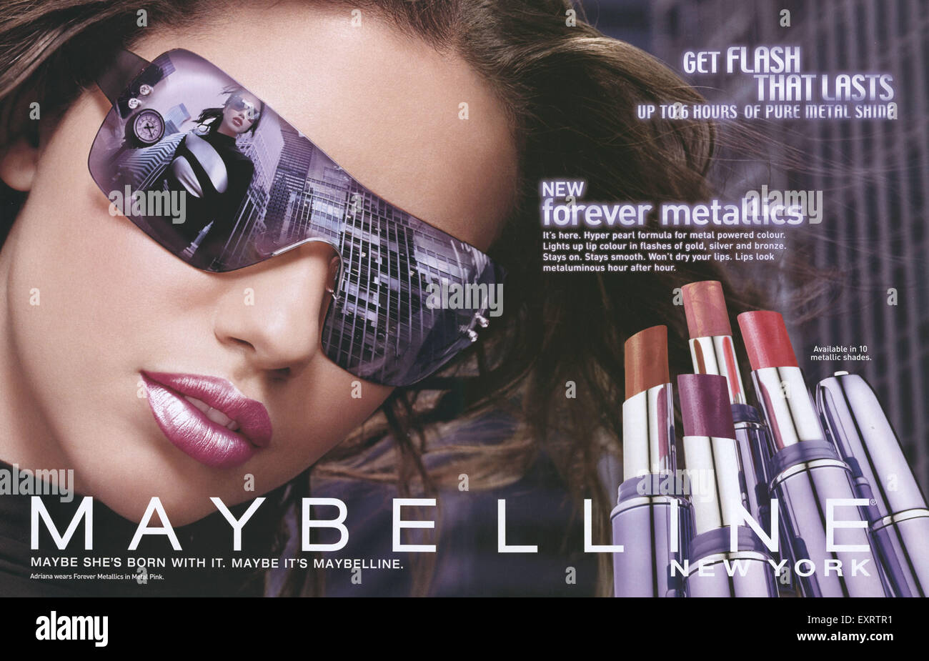 Maybelline advert hi-res stock photography and images - Alamy