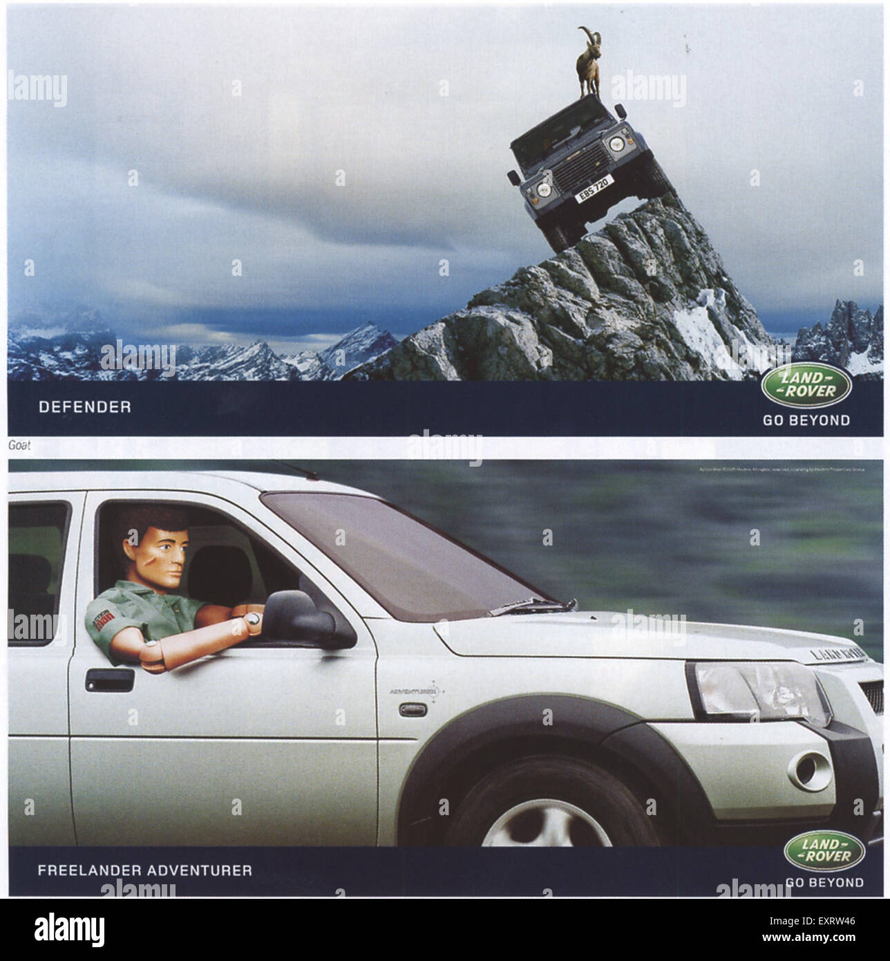 2000s UK Land Rover Stock Photo