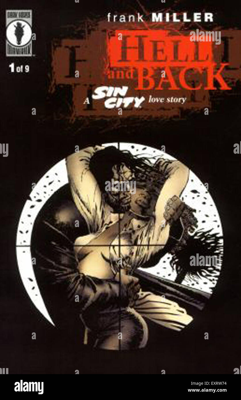 1990s Uk Sin City Comic Annual Cover Stock Photo Alamy