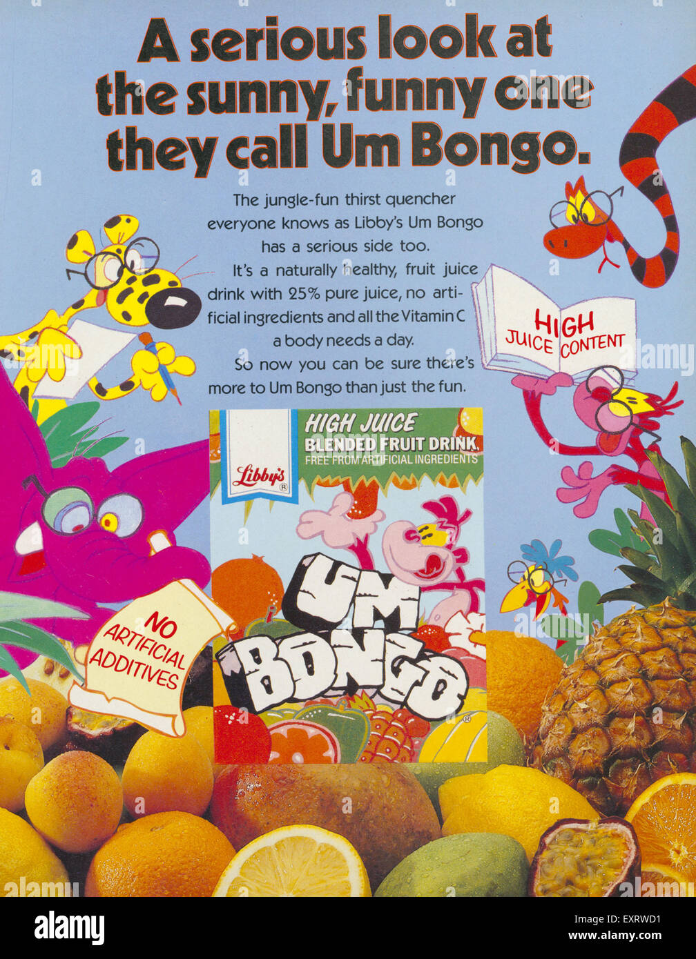 1990s UK UmBongo Magazine Advert Stock Photo - Alamy