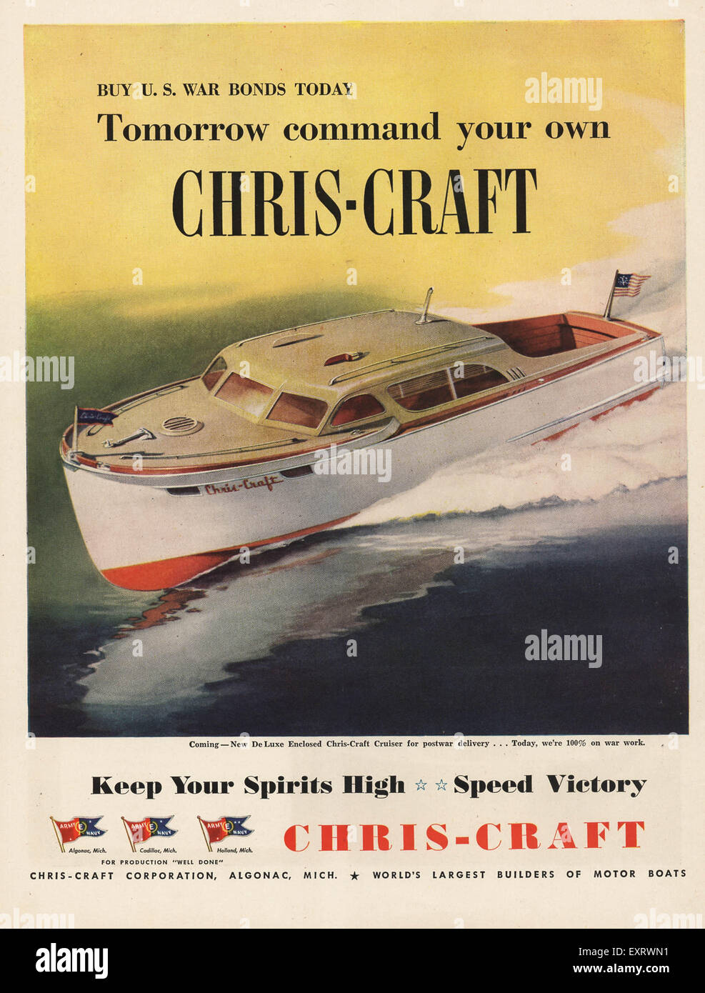 Chris craft hires stock photography and images Alamy