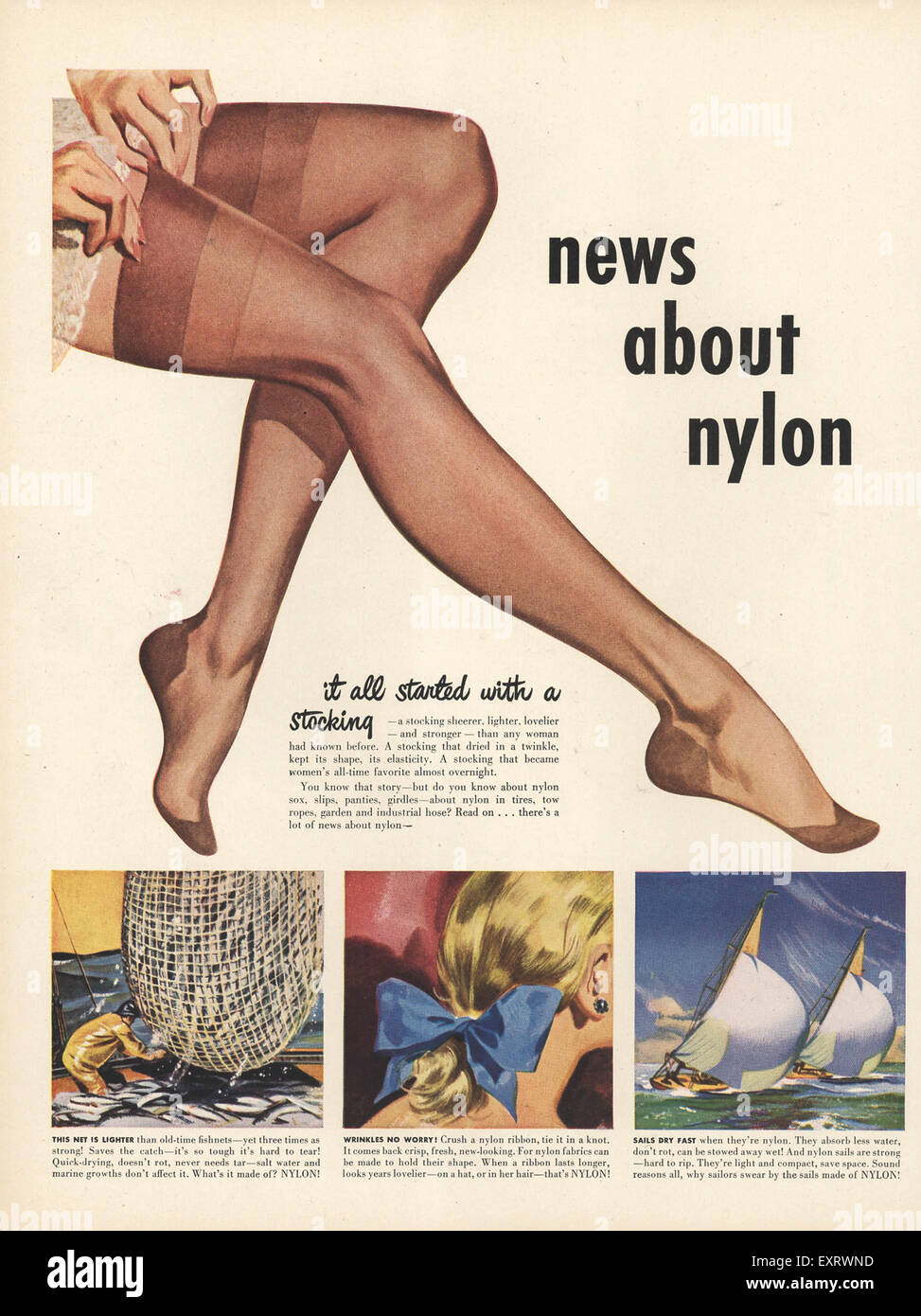 Nylon feet stories