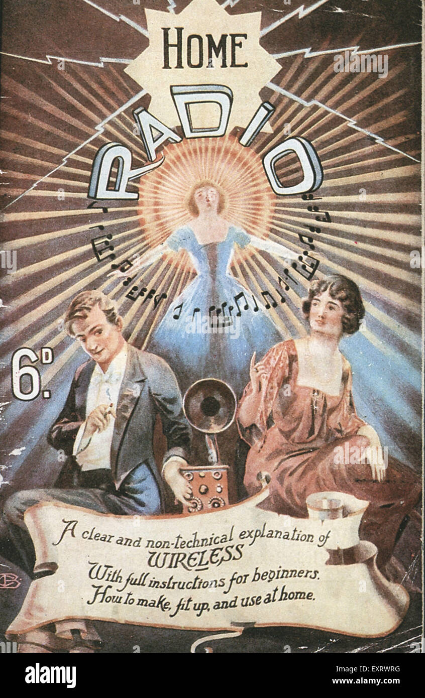 1920s UK Wireless Magazine Magazine Advert Stock Photo - Alamy