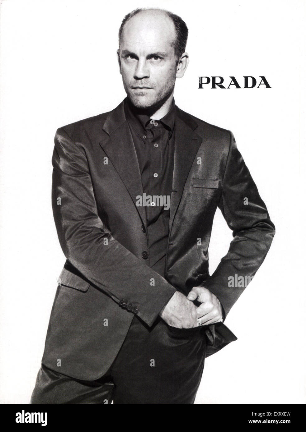1990s UK Prada Magazine Advert Stock Photo - Alamy