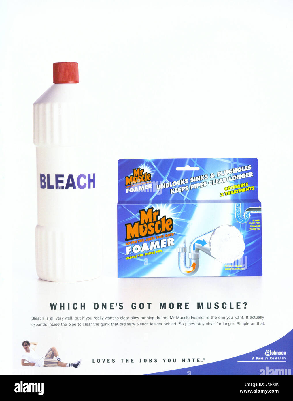 Mr muscle advert hires stock photography and images Alamy