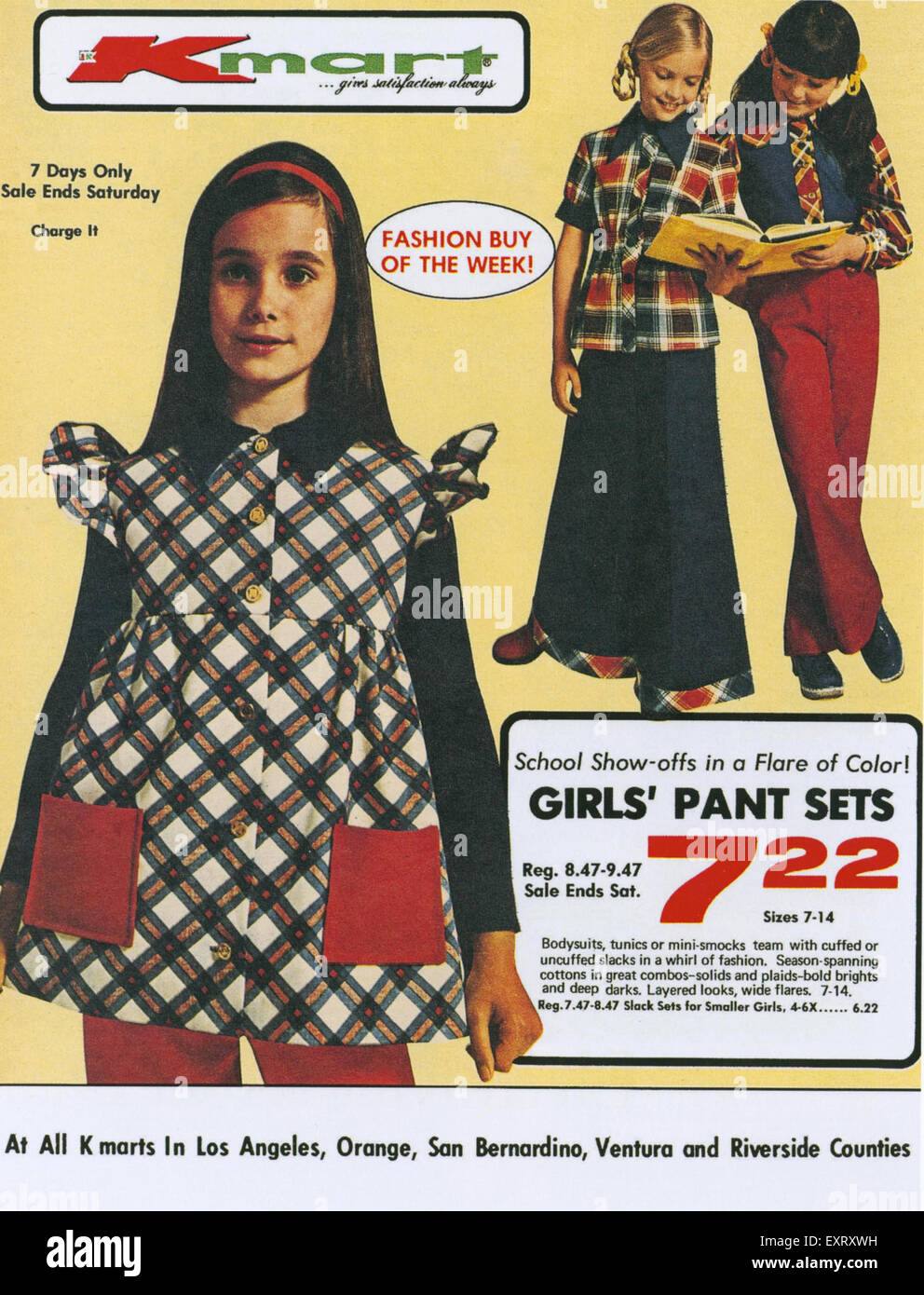 1970s USA Kmart Stores Magazine Advert Stock Photo Alamy