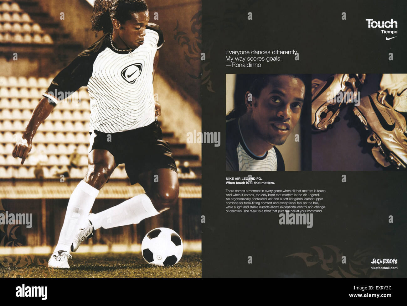2000s UK Nike Magazine Advert Stock Photo - Alamy