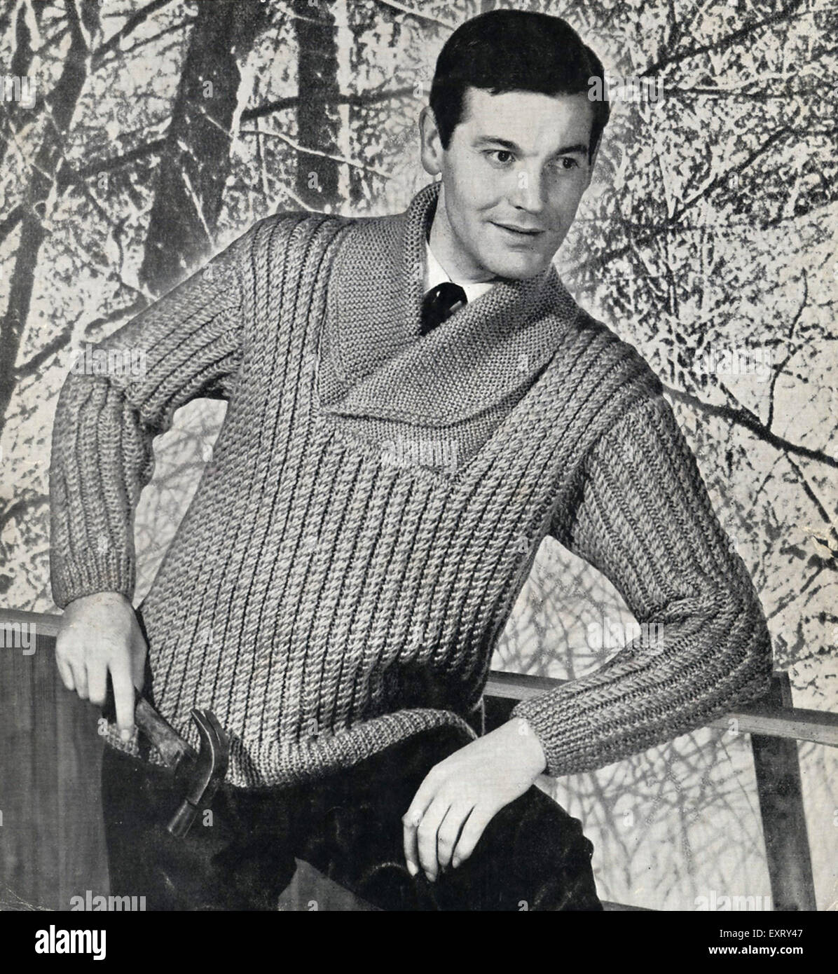 1950s UK Copley Knitting Patterns Stock Photo