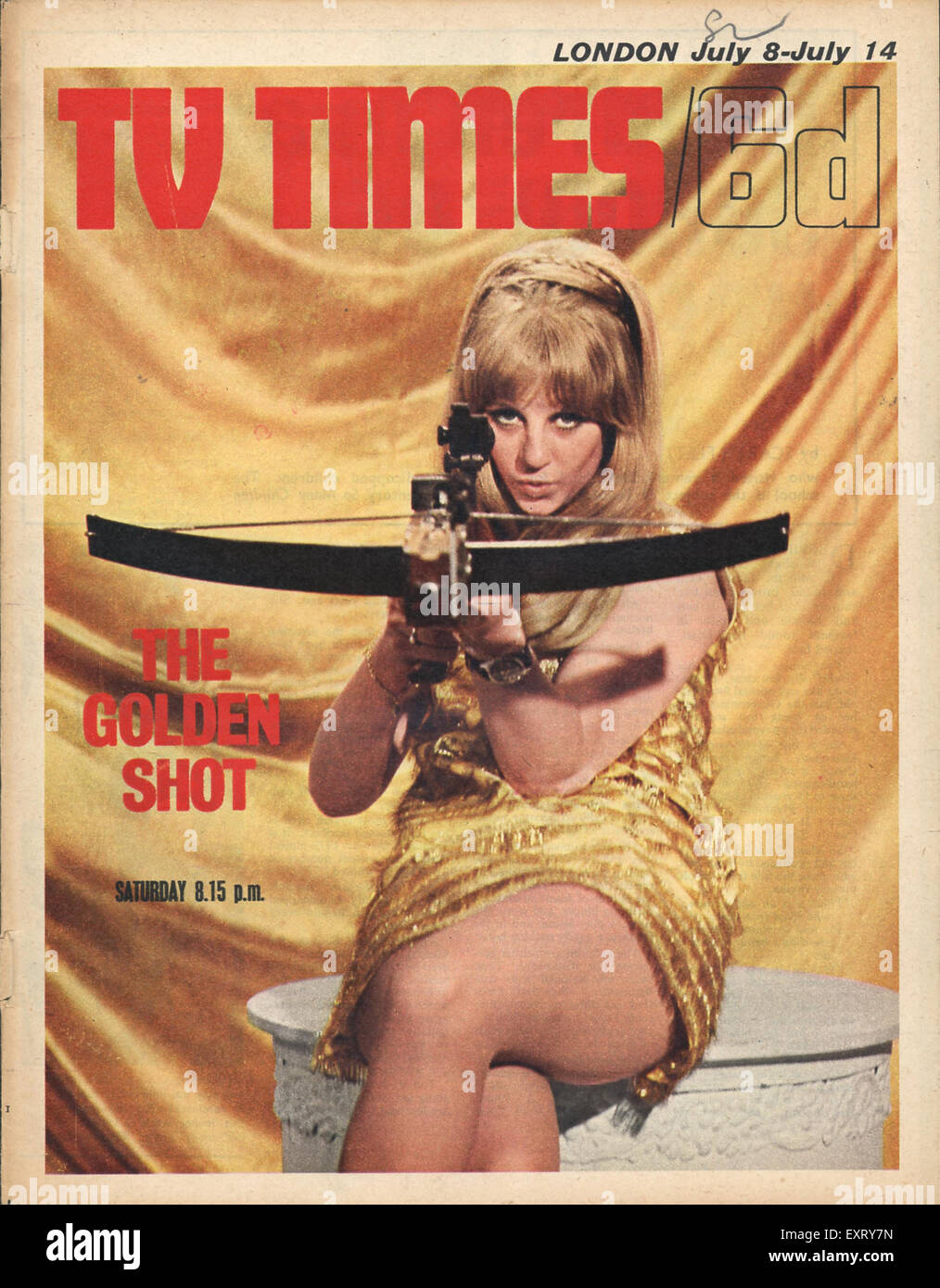 1960s UK TV Times Magazine Cover Stock Photo Alamy