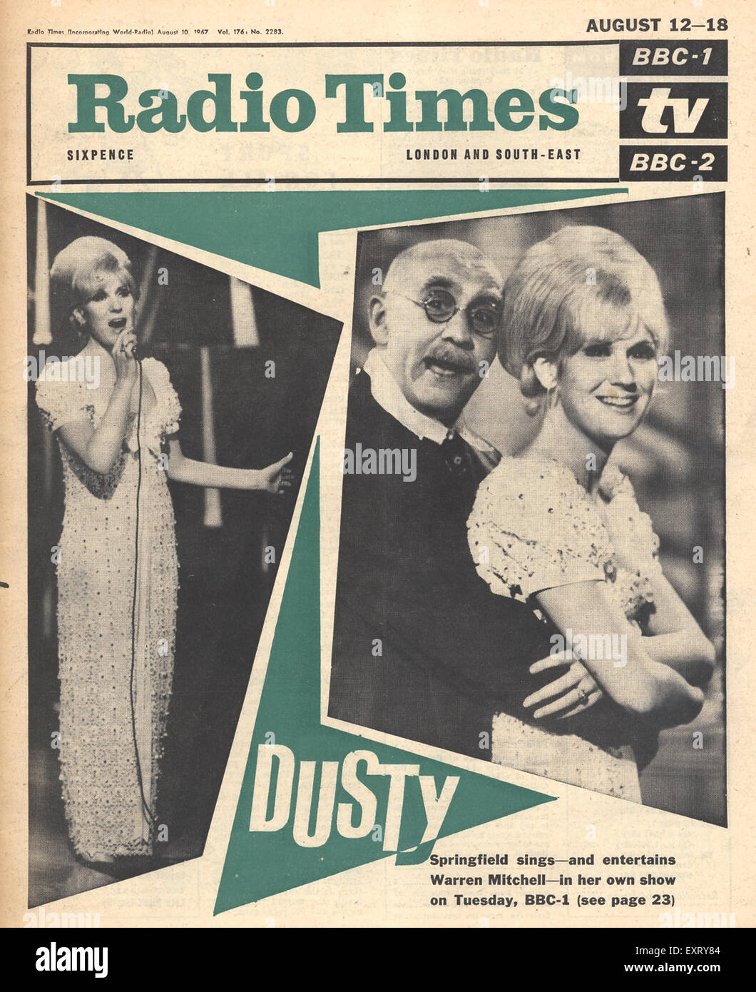 1960s UK Radio Times Magazine Cover Stock Photo Alamy