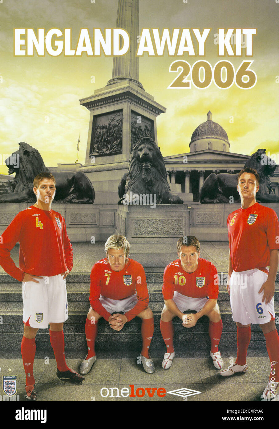 2000s UK Umbro Magazine Advert Stock Photo