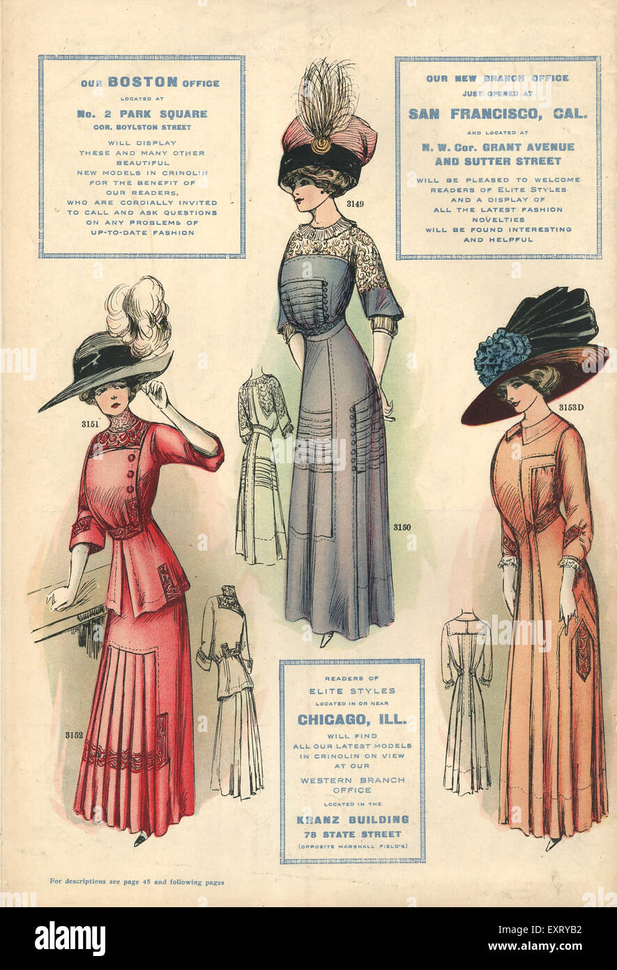 1910 fashion hi-res stock photography and images - Alamy