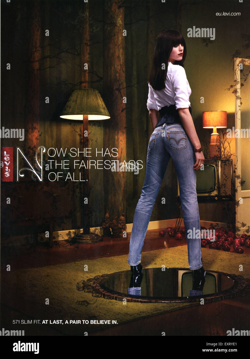 2000s UK Levi s Magazine Advert Stock Photo Alamy