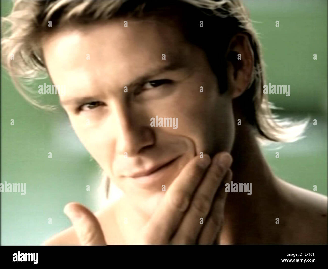 2000s UK Gillette TV Advert (Grab) Stock Photo