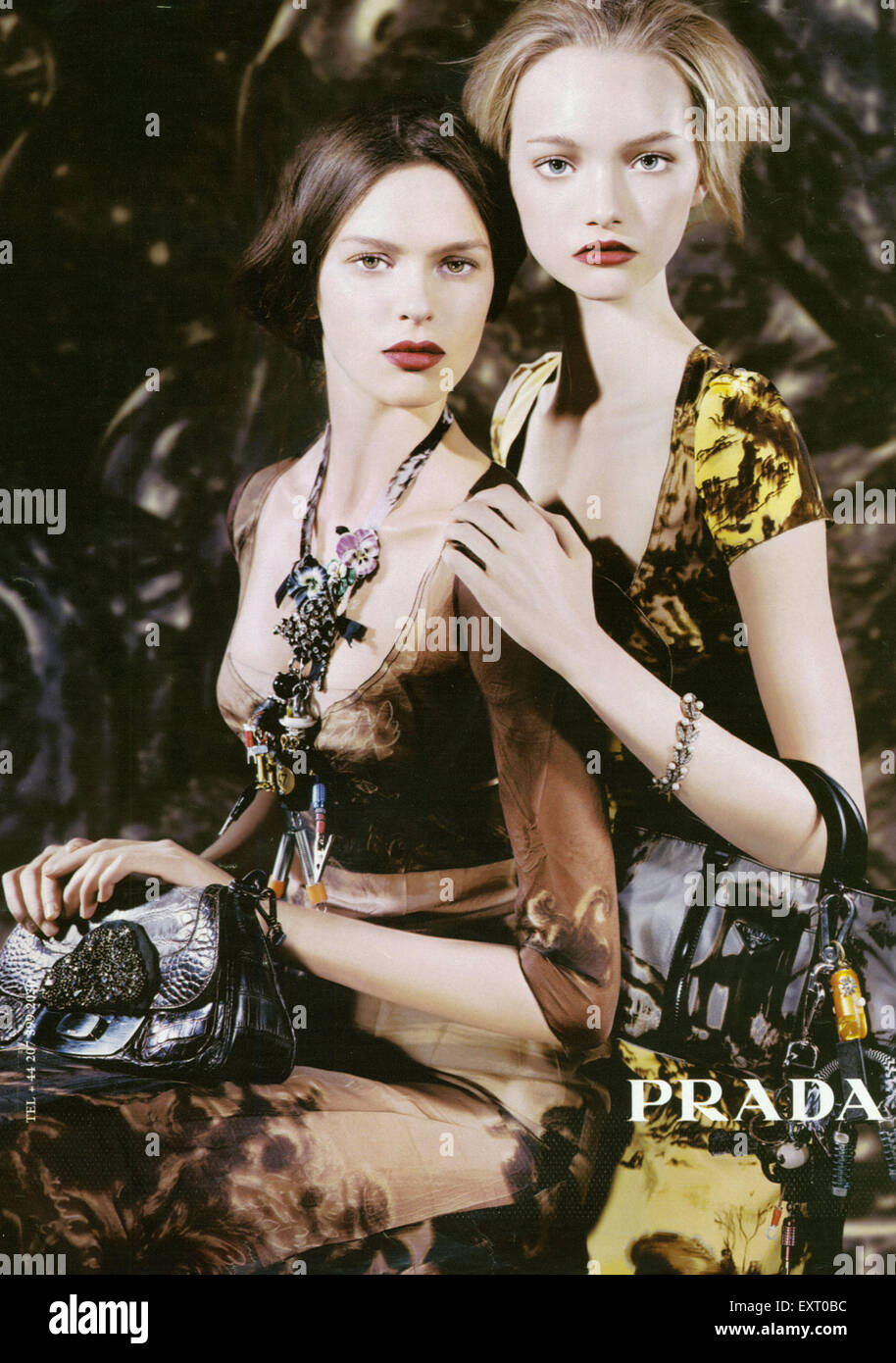 2000s UK Prada Magazine Advert Stock Photo - Alamy