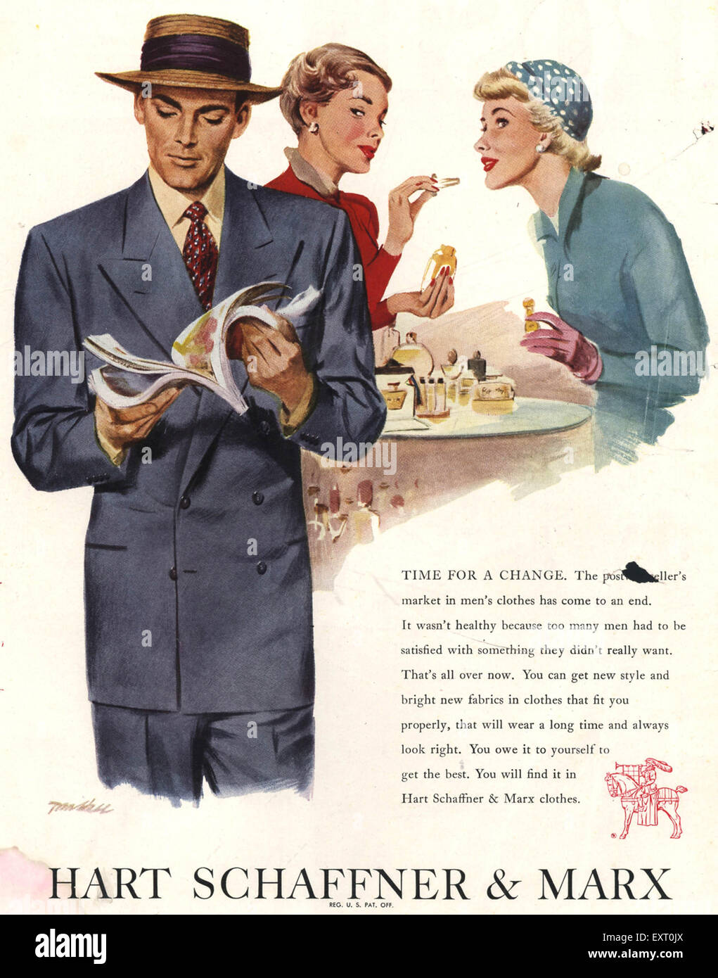 1910s USA Hart Schaffner and Marx Magazine Advert Stock Photo Alamy