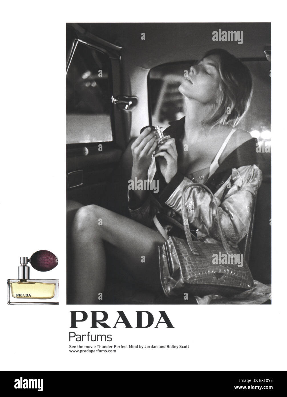 2000s UK Prada Magazine Advert Stock Photo - Alamy