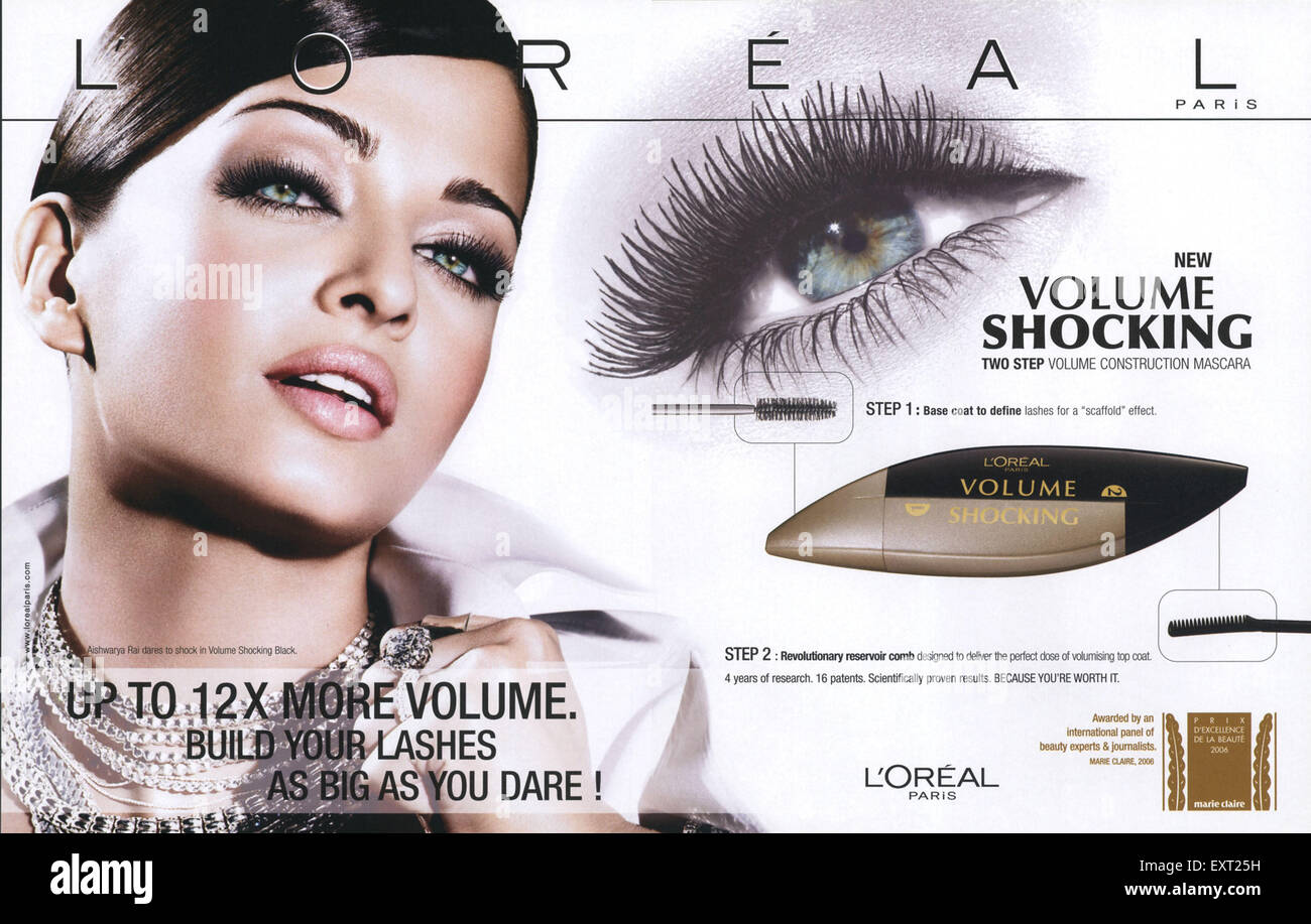 Loreal Mascara Ads