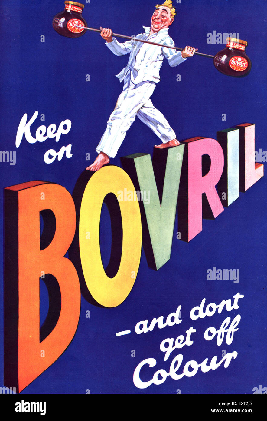 1920s UK Bovril Magazine Advert Stock Photo