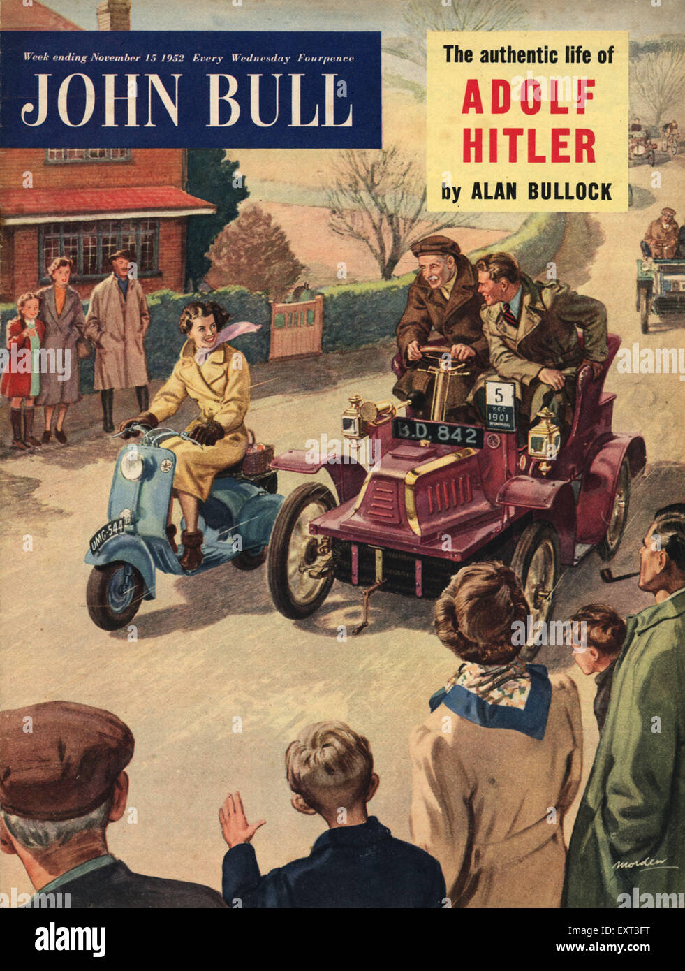 1950s UK John Bull Magazine Cover Stock Photo